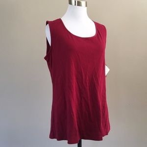 JMCollection Woman Plus Size Red Pullover